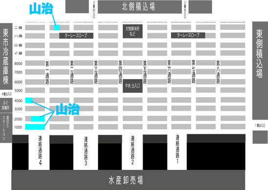 豊洲市場内